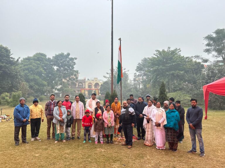 वीर वंदा वैरागी पार्क में गणतंत्र दिवस के शुभ अवसर पर झंडोत्तोलन का कार्यक्रम